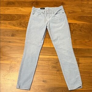 J. Crew Light Blue Skinny corduroy Jeans